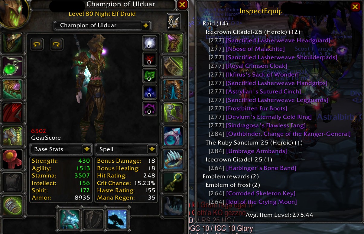 Druid bis pve balance and tank + Bis hunter & lock, shaman - Image 3