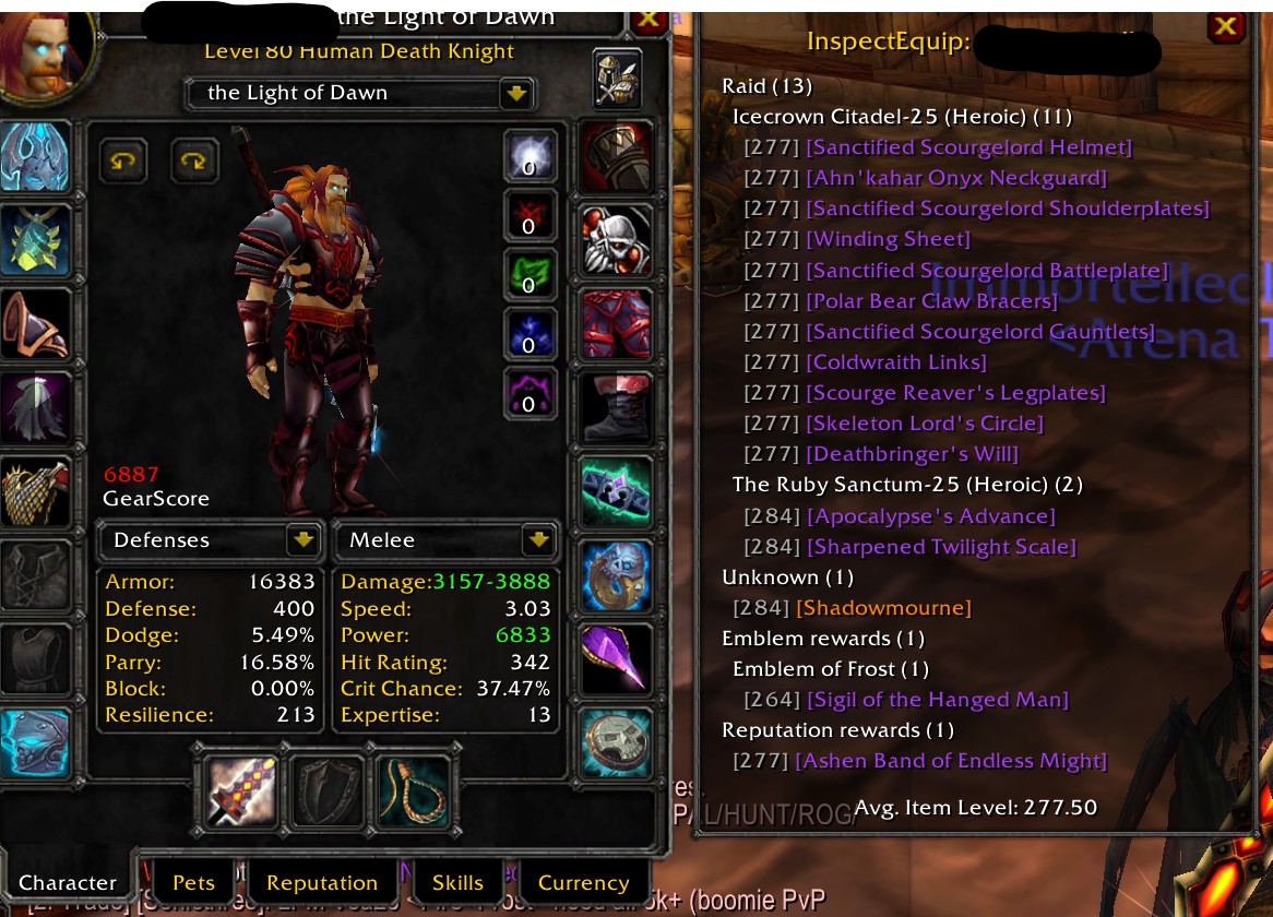 Dk bis pve/pvp + great Mage/lock alt - Image 3