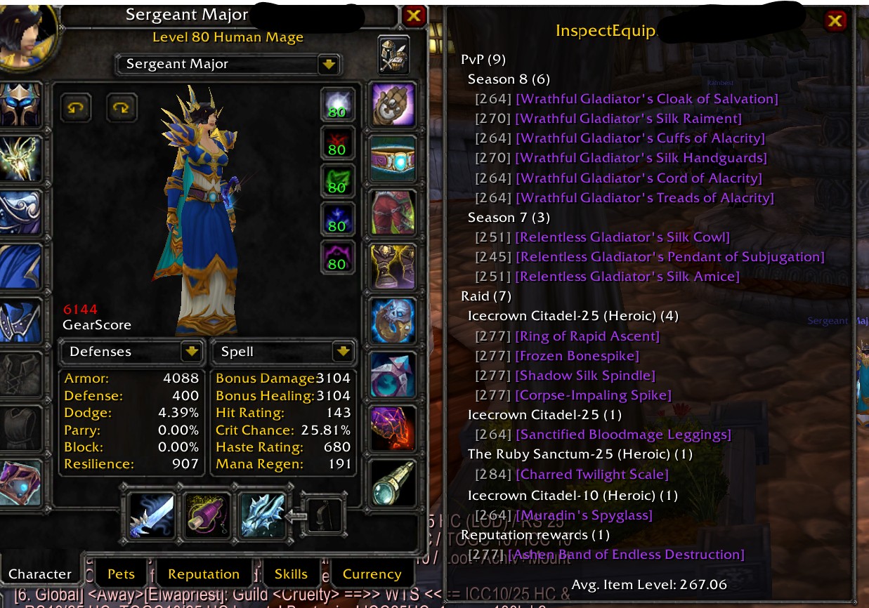 Dk bis pve/pvp + great Mage/lock alt - Image 5