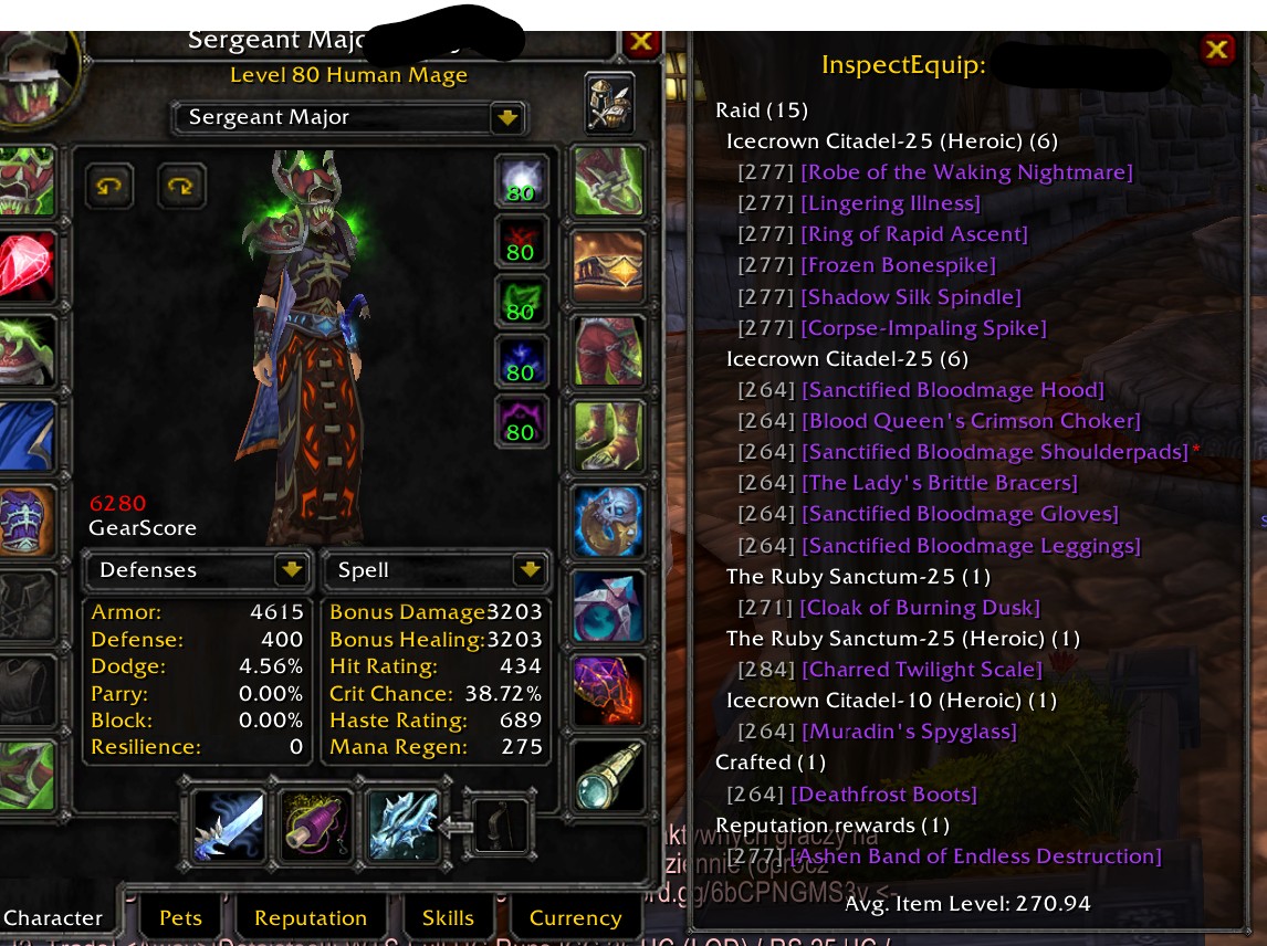 Dk bis pve/pvp + great Mage/lock alt - Image 6