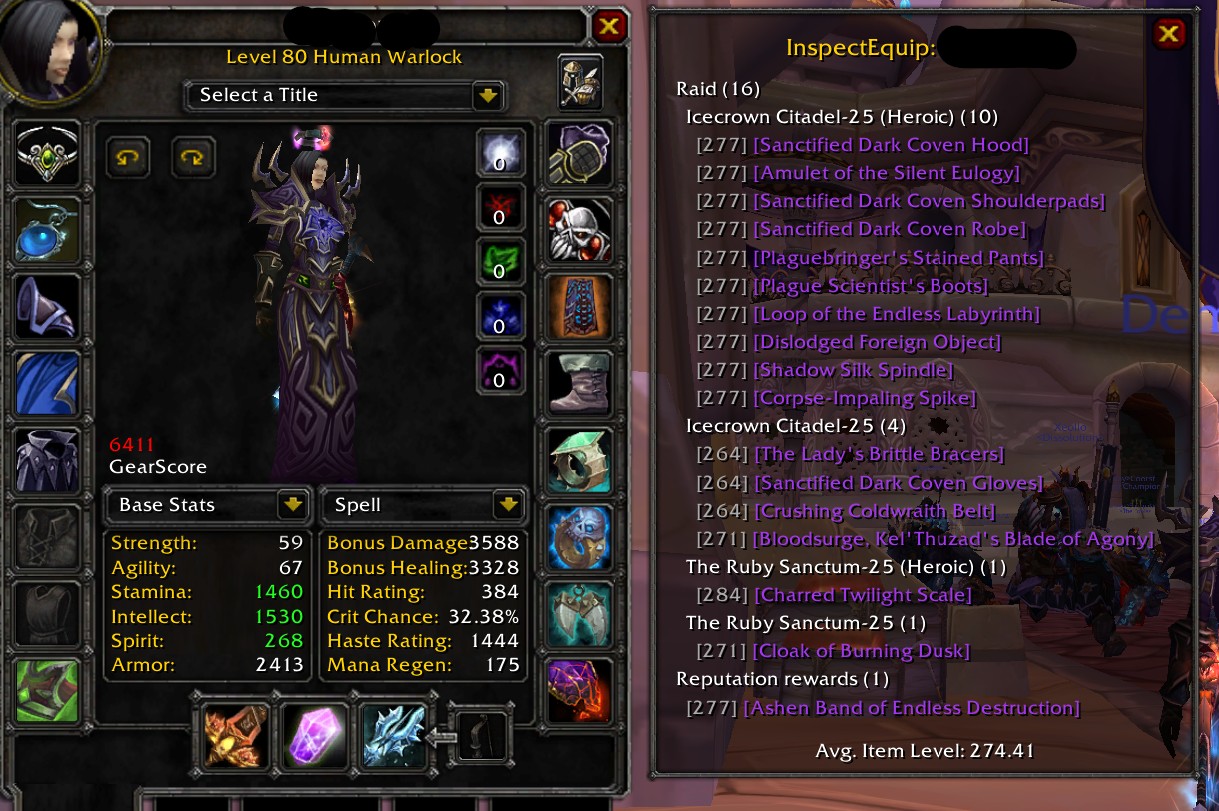 Human F priest bis shadow and holy + many Alts - Image 6