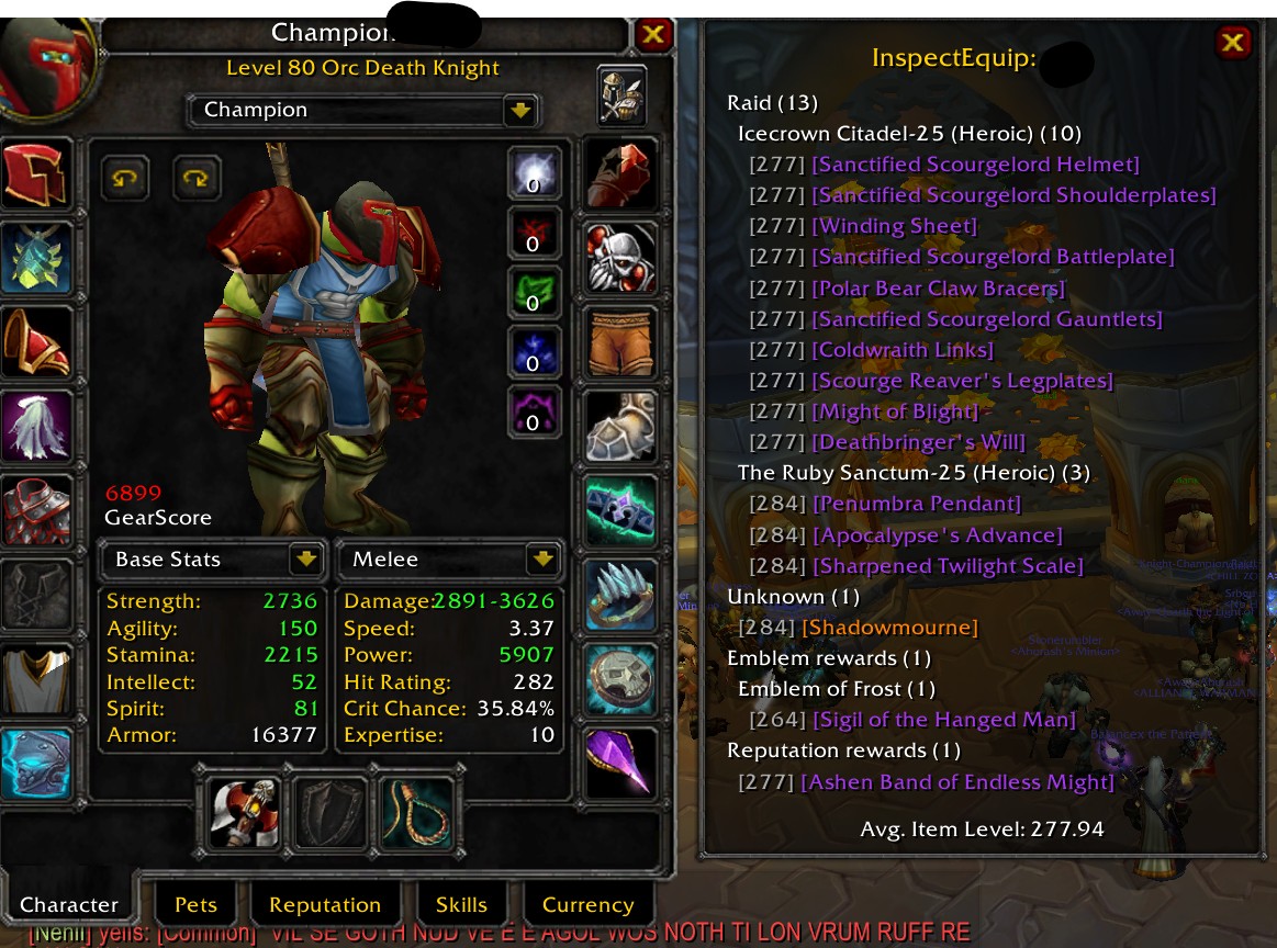 Orc DK bis pvp, pve and tank 13k HK + bis priest alt - Image 4