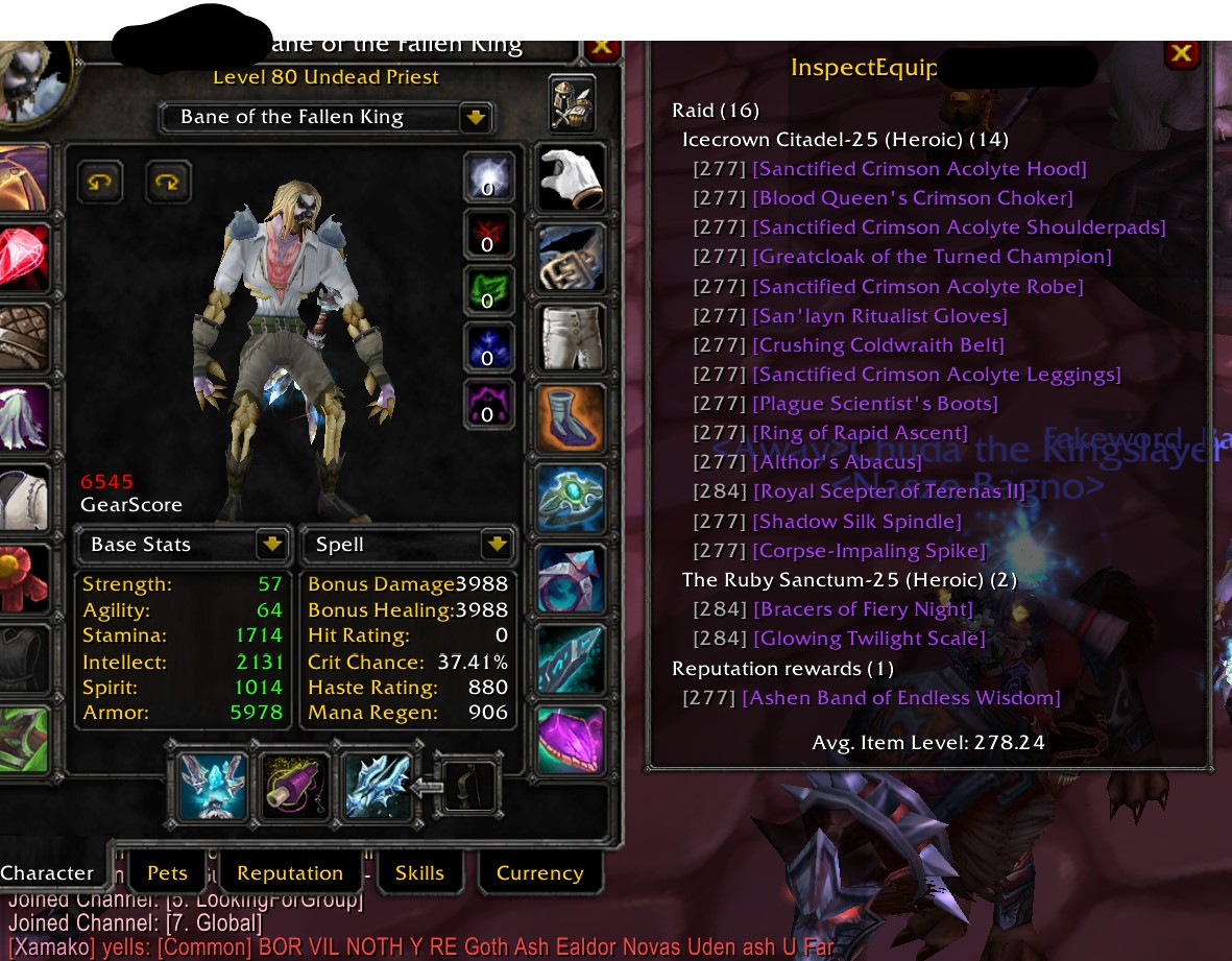 Orc DK bis pvp, pve and tank 13k HK + bis priest alt - Image 6