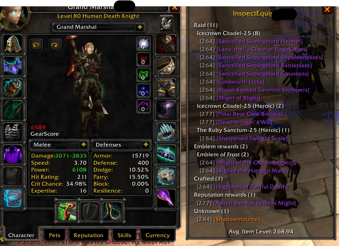 Death Knight pvp/pve 7.5k achi, Grand Marshal 62k HK - Image 3